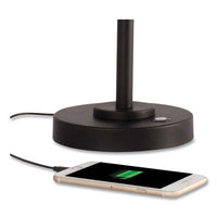 Wellness Series Balance Led Desk Lamp, 4" To 18" High, Black, Ships In 1-3 Business Days