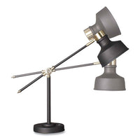 Wellness Series Balance Led Desk Lamp, 4" To 18" High, Black, Ships In 1-3 Business Days
