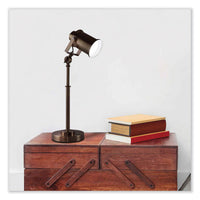 Wellness Series Restore Led Desk Lamp, 9" To 22", Rubbed Bronze, Ships In 1-3 Business Days