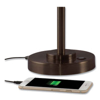 Wellness Series Restore Led Desk Lamp, 9" To 22", Rubbed Bronze, Ships In 1-3 Business Days