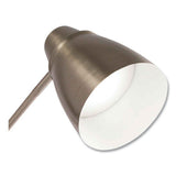 Wellness Series Harmonize Led Desk Lamp, 5" To 19" High, Silver, Ships In 1-3 Business Days