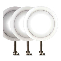 Wellness Series Harmonize Led Desk Lamp, 5" To 19" High, Silver, Ships In 1-3 Business Days