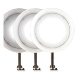 Wellness Series Harmonize Led Desk Lamp, 5" To 19" High, Silver, Ships In 1-3 Business Days