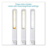 Wellness Series Slimline Led Desk Lamp, 5" To 20.25" High, White, Ships In 1-3 Business Days