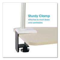 Perform Led Clamp Lamp With Three Color Modes, 16" To 24.75" High, White, Ships In 1-3 Business Days