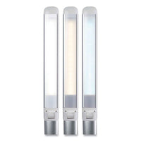 Wellness Series Command Led Desk Lamp With Voice Assistant, 17.75" To 29" High, Silver, Ships In 1-3 Business Days