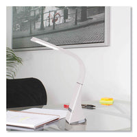 Wellness Series Recharge Led Desk Lamp, 10.75" To 18.75" High, White, Ships In 1-3 Business Days
