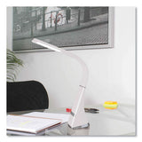 Wellness Series Recharge Led Desk Lamp, 10.75" To 18.75" High, White, Ships In 1-3 Business Days