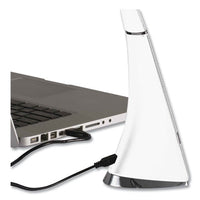 Wellness Series Recharge Led Desk Lamp, 10.75" To 18.75" High, White, Ships In 1-3 Business Days