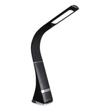 Wellness Series Recharge Led Desk Lamp, 10.75" To 18.75" High, Black, Ships In 1-3 Business Days