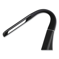 Wellness Series Recharge Led Desk Lamp, 10.75" To 18.75" High, Black, Ships In 1-3 Business Days