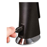 Rise Led Desk Lamp With Digital Display, 12" To 19" High, Black, Ships In 1-3 Business Days