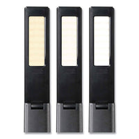Rise Led Desk Lamp With Digital Display, 12" To 19" High, Black, Ships In 1-3 Business Days