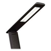 Rise Led Desk Lamp With Digital Display, 12" To 19" High, Black, Ships In 1-3 Business Days