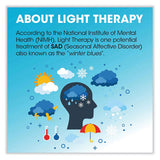 Wellness Series Clearsun Led Light Therapy Lamp, 7.88" High, White, Ships In 1-3 Business Days