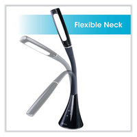 Wellness Series Swerve Led Desk Lamp, 23.25" High, Black, Ships In 1-3 Business Days
