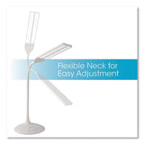 Pivot Led Desk Lamp With Dual Shades, 13.25" To 26" High, White, Ships In 1-3 Business Days