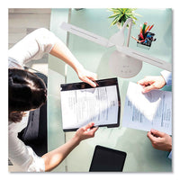 Pivot Led Desk Lamp With Dual Shades, 13.25" To 26" High, White, Ships In 1-3 Business Days