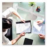 Pivot Led Desk Lamp With Dual Shades, 13.25" To 26" High, White, Ships In 1-3 Business Days