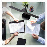 Wellness Series Pivot Led Desk Lamp With Dual Shades, 13.25" To 26" High, Black, Ships In 1-3 Business Days
