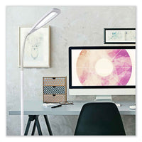 Flex Led Floor Lamp, 49" To 71" High, White, Ships In 1-3 Business Days