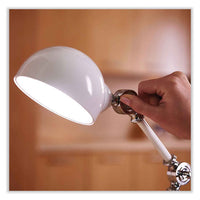 Wellness Series Revive Led Desk Lamp, 15.5" High, White, Ships In 1-3 Business Days