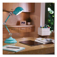 Wellness Series Revive Led Desk Lamp, 15.5" High, Turquoise, Ships In 1-3 Business Days