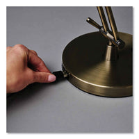 Wellness Series Refine Led Desk Lamp, 27" High, Antiqued Brass, Ships In 1-3 Business Days