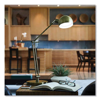 Wellness Series Refine Led Desk Lamp, 27" High, Antiqued Brass, Ships In 1-3 Business Days