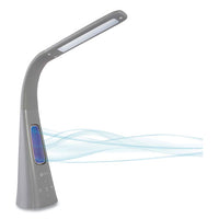 Cool Breeze Fan Lamp, 15" To 26.5" High, Gray, Ships In 1-3 Business Days