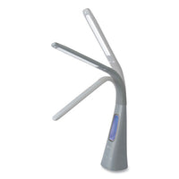 Cool Breeze Fan Lamp, 15" To 26.5" High, Gray, Ships In 1-3 Business Days
