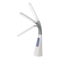 Cool Breeze Fan Lamp, 15" To 26.5" High, White, Ships In 1-3 Business Days