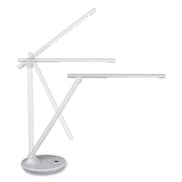 Wellness Series Sanitizing Emerge Led Desk Lamp, 23" High, White, Ships In 1-3 Business Days