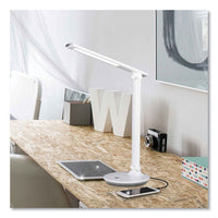 Wellness Series Sanitizing Emerge Led Desk Lamp, 23" High, White, Ships In 1-3 Business Days