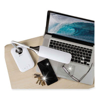 Wellness Series Sanitizing Enhance Led Desk Lamp, 8.5" To 11" High, White, Ships In 1-3 Business Days