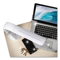 Wellness Series Sanitizing Purify Led Desk Lamp With Wireless Charging, 26" High, White, Ships In 1-3 Business Days