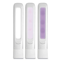 Wellness Series Sanitizing Purify Led Desk Lamp With Wireless Charging, 26" High, White, Ships In 1-3 Business Days