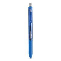 Inkjoy Gel Pen, Retractable, Medium 0.7 Mm, Blue Ink, Blue Barrel, Dozen