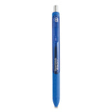 Inkjoy Gel Pen, Retractable, Medium 0.7 Mm, Blue Ink, Blue Barrel, Dozen