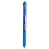 Inkjoy Gel Pen, Retractable, Medium 0.7 Mm, Blue Ink, Blue Barrel, Dozen