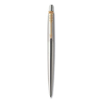 Jotter Rollerball Pen, Medium Point 0.7 Mm, Black Ink, Stainless Steel Barrel