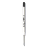 Quinkflow Refill For Parker Ballpoint Pen, Medium Tip, Black Ink, 3/pack