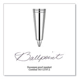 Quinkflow Refill For Parker Ballpoint Pen, Medium Tip, Black Ink, 3/pack