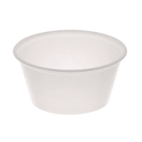 Plastic Portion Cup, 3.25 Oz, Translucent, 3,000/carton