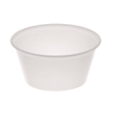 Plastic Portion Cup, 3.25 Oz, Translucent, 3,000/carton