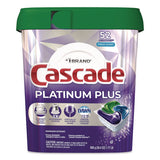 Platinum Plus Actionpacs Dishwasher Detergent Pods, Fresh Scent, 28.4 Oz Tub, 52/pack