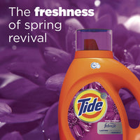 Plus Febreze Liquid Laundry Detergent, Spring And Renewal, 84 Oz Bottle