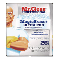 Magic Eraser Ultra Pro Multi-purpose Cleaner, 4.72 X 1.38 X 2.56 Thick, White, 26/carton