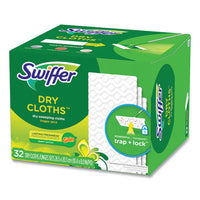 Dry Refill Cloths. 8 X 10.4, White, 32 Box, 4 Boxes/carton