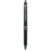 Frixion Synergy Clicker Erasable Gel Pen, Retractable, Extra-fine 0.5 Mm, Black Ink, Black/smoke Barrel, Dozen